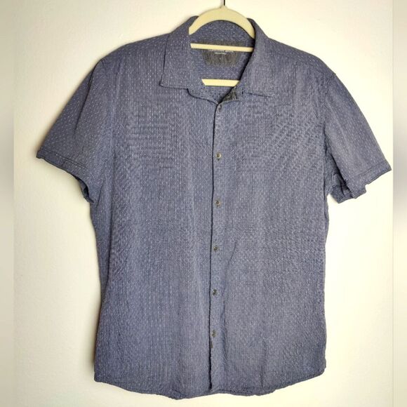 Calvin Klein Jeans Other - Calvin Klein Jeans Men's Blue Button Up Shirt, Blue/Gray, Size L
